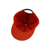 Gorra de béisbol de perfil bajo con 6 paneles no estructurados de color rojo atardecer para hombre y mujer, sombrero de golf