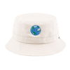 Gorras de pescador con Logo de parche bordado personalizado informal para exteriores, sombreros de cubo de algodón orgánico de estilo Popular, color verde oscuro