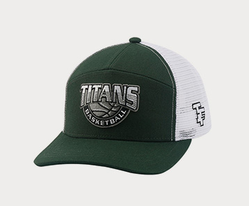 Gorra de camionero de 7 paneles