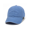 Gorra de béisbol unisex de 6 paneles vintage Gorra de béisbol de algodón lavada de color azul Sombrero de papá no estructurado de perfil bajo clásico