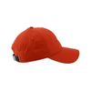 Gorra de béisbol de perfil bajo con 6 paneles no estructurados de color rojo atardecer para hombre y mujer, sombrero de golf