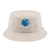 Gorras de pescador con Logo de parche bordado personalizado informal para exteriores, sombreros de cubo de algodón orgánico de estilo Popular, color verde oscuro