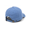 Gorra de béisbol unisex de 6 paneles vintage Gorra de béisbol de algodón lavada de color azul Sombrero de papá no estructurado de perfil bajo clásico