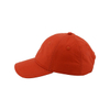 Gorra de béisbol de perfil bajo con 6 paneles no estructurados de color rojo atardecer para hombre y mujer, sombrero de golf