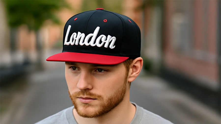 La nueva gorra snapback con visera plana