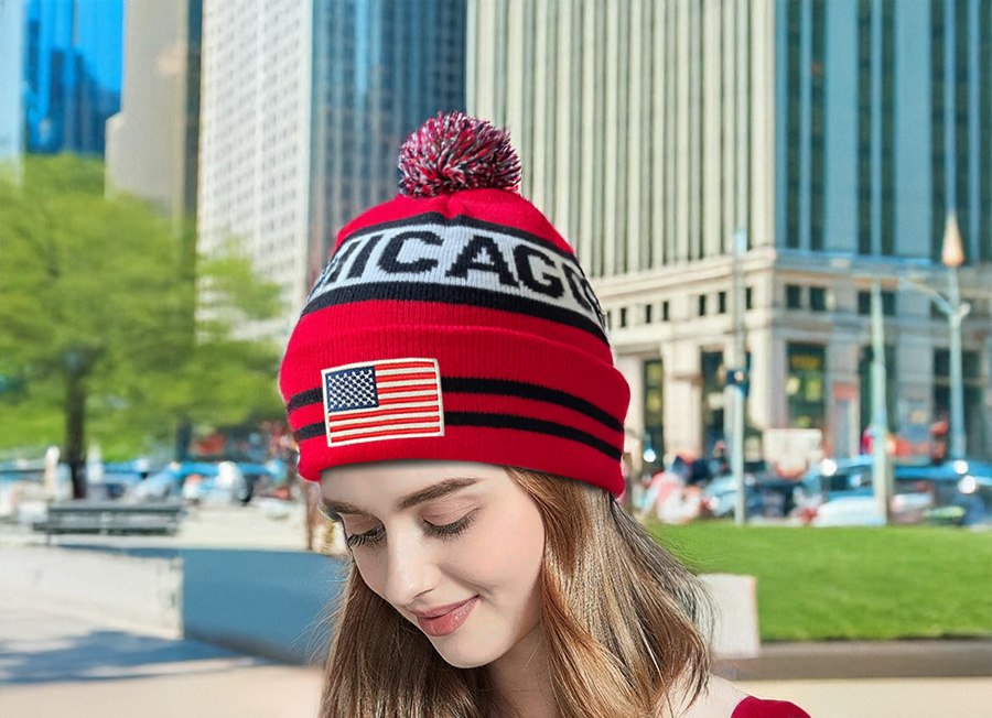 Gorros bordados populares de Chicago de EE. UU.