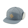 Gorra snapback de 7 paneles con banderas, gorra de nailon y pana acolchada con diamantes y cierre ajustable