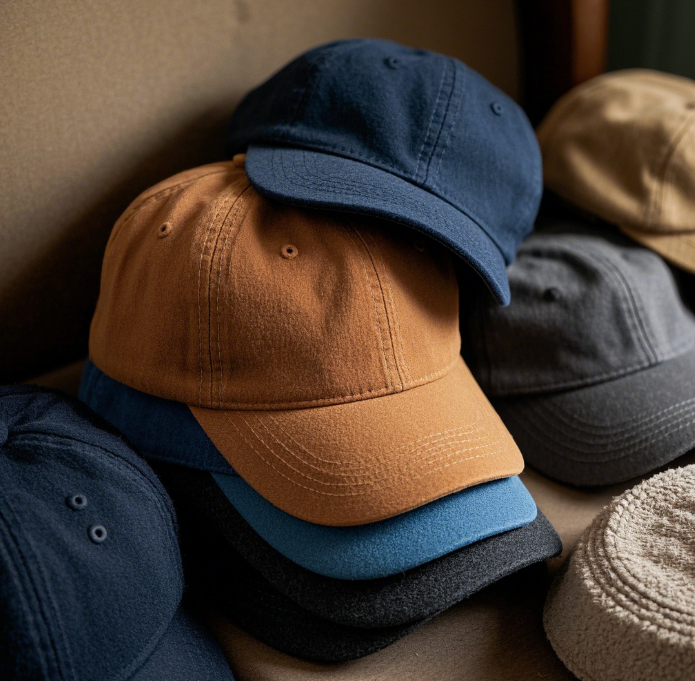 Gorra de béisbol vintage de algodón cepillado con logotipo