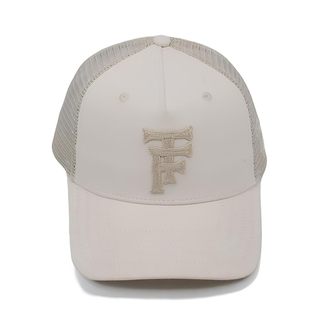 Logotipo de parche de bordado personalizado Sombrero de malla de algod&oacute;n de algod&oacute;n liviano r&aacute;pido 